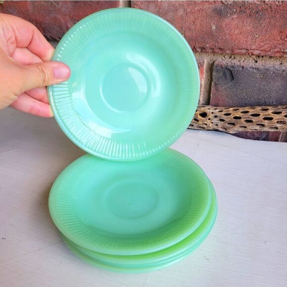 Other - Fire-King Jadeite Saucer Plates (Set of 5)